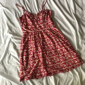 AEO Pink Floral Sundress